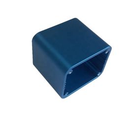Custom Material Blue Extruded Aluminum Project Box , Aluminium Extrusion Box