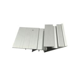 CNC Machined Custom Aluminum Profiles , LED Extrusion Channel Deep Processing