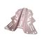 High Strength Aluminum Diving Backplate Pink Anodized Laser Cutting Industrial