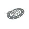 Metal Fabrication Sheet Metal Parts , Sheet Metal Components Air Vent Front Plate