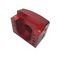 Aluminum Custom Machined Parts Red Anodized CNC Machining Milling Drilling