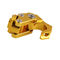 Optional Material Metal Lathe Parts , Small Lathe Parts Yellow Customized Size